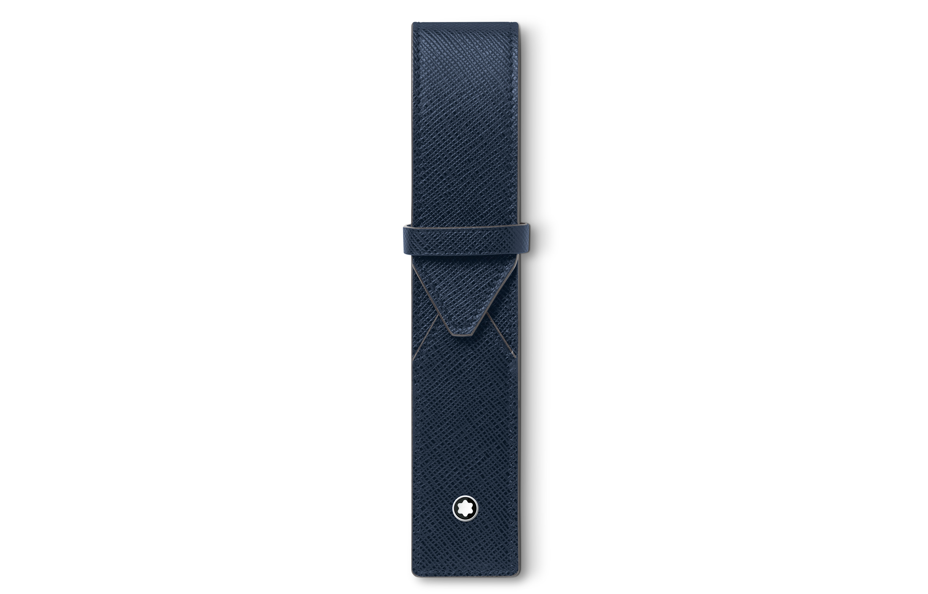 

MONTBLANC Кожаная сумка для ручек унисекс чернильно-синяя