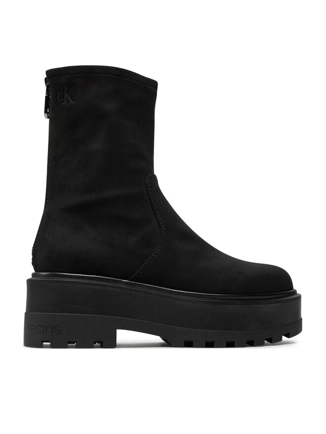 Ботильоны Calvin Klein Jeans Flatform Zip Mg Ss YW0YW01602 Negro, черный
