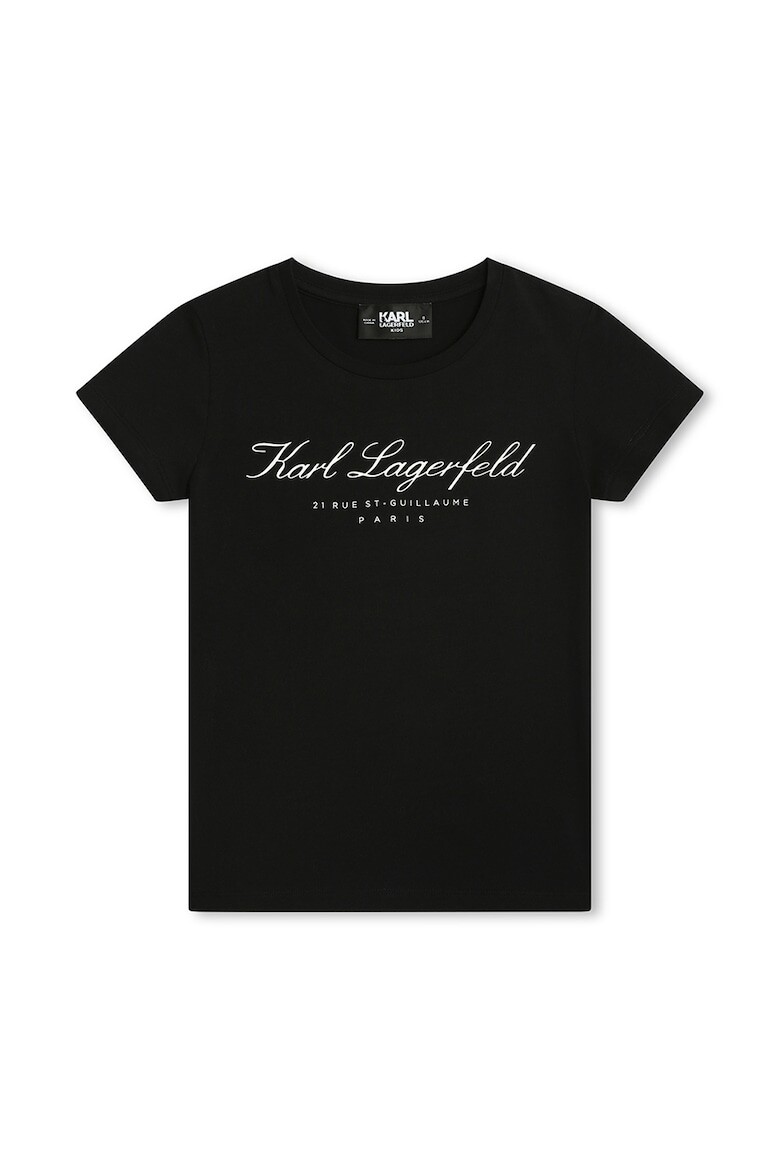 

Футболка с модалом и логотипом Karl Lagerfeld, черный