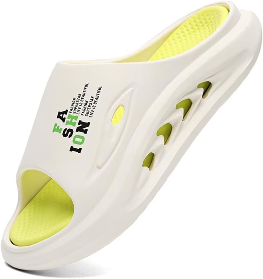 

Мужские тапочки-шлепанцы GSLMOLN, нескользящие, в форме облака, для дома и спальни, быстросохнущие, для душа и улицы, белый