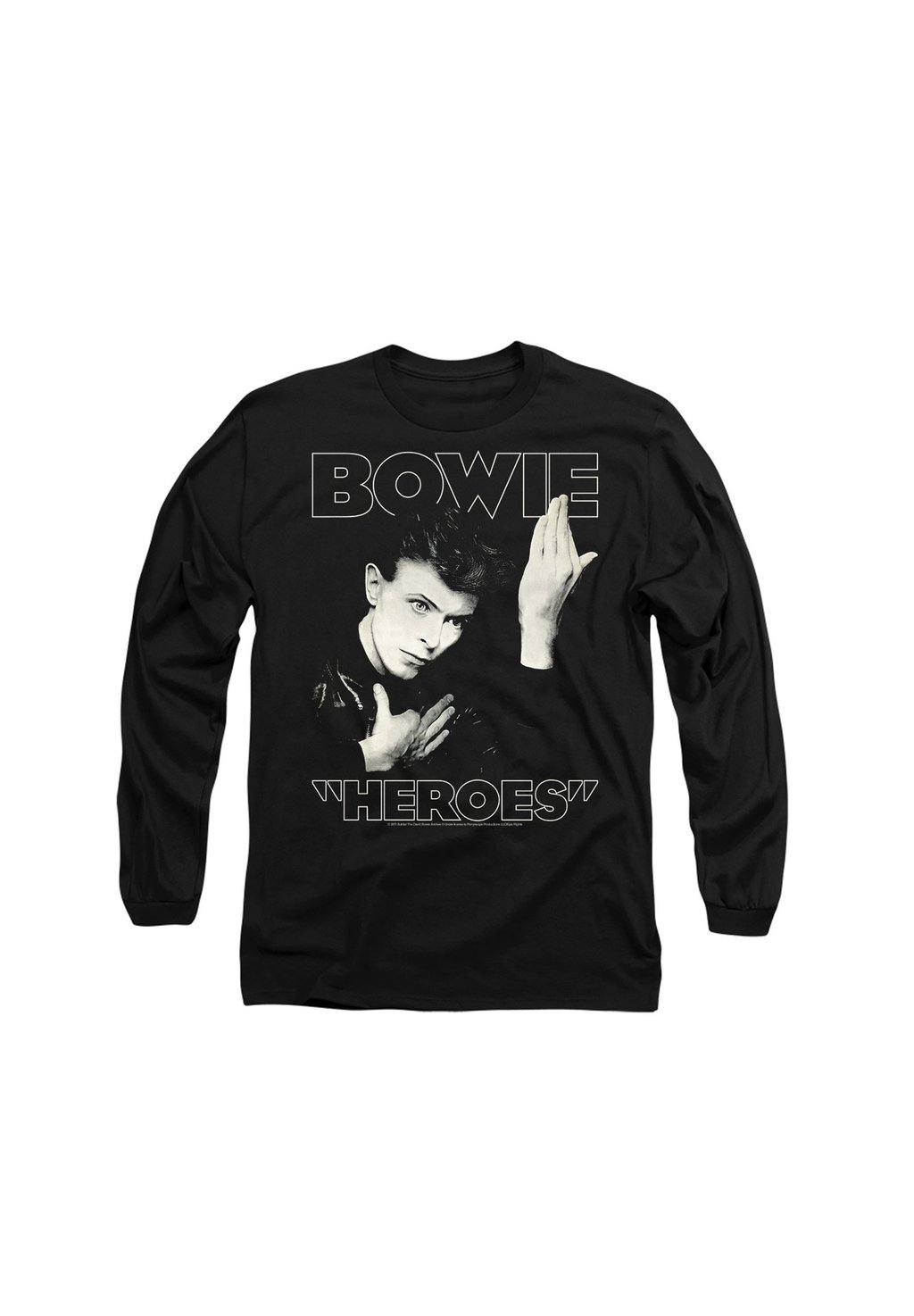

Толстовка DAVID BOWIE HEROES COVER Cotton Soul, черный