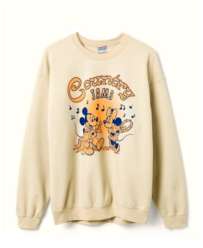 

Свитер из флиса "Mickey & Minnie Country Jams Flea Market" Junk Food Clothing, коричневый/бежевый