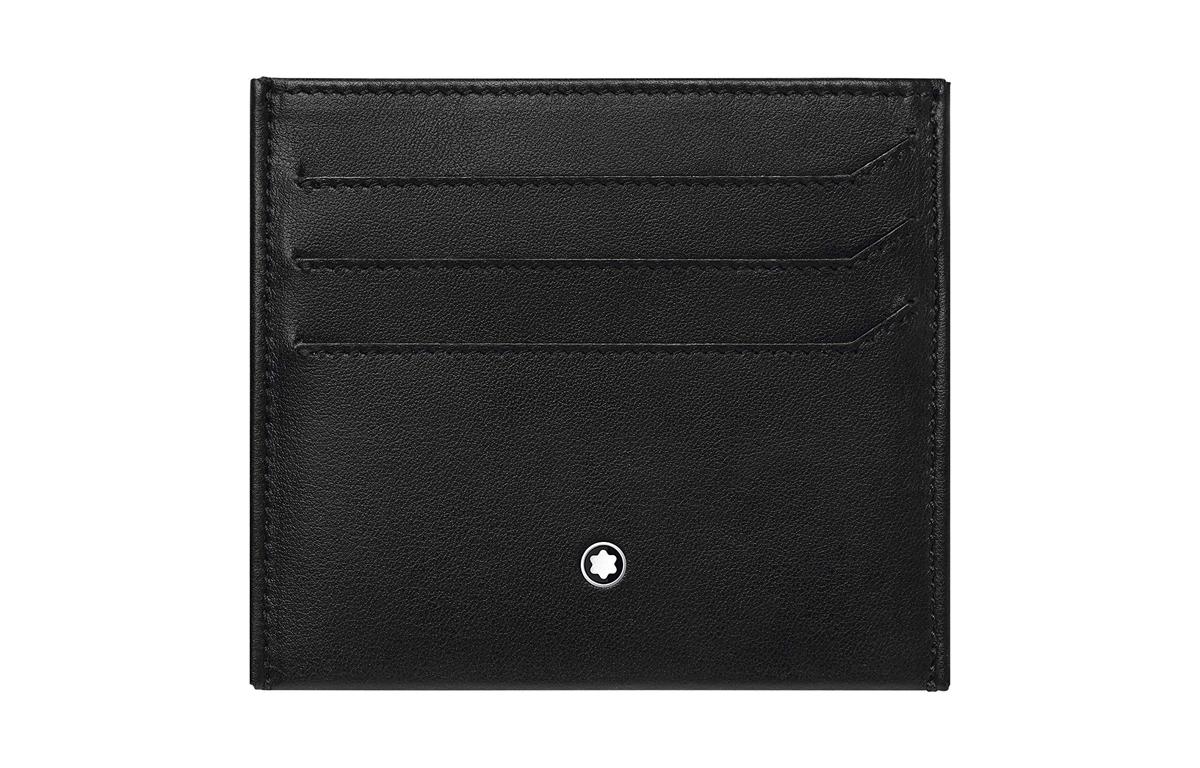 

MONTBLANC Кожаный кардхолдер мужской черный