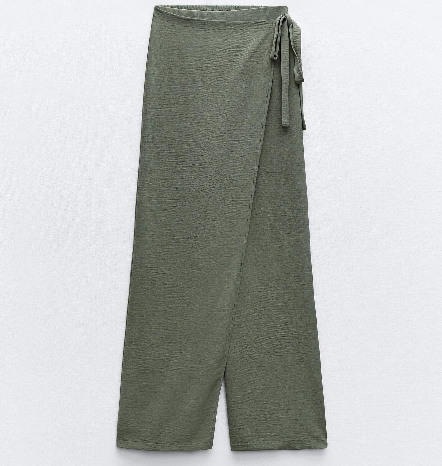 

Брюки Zara Flowing Wrap, хаки