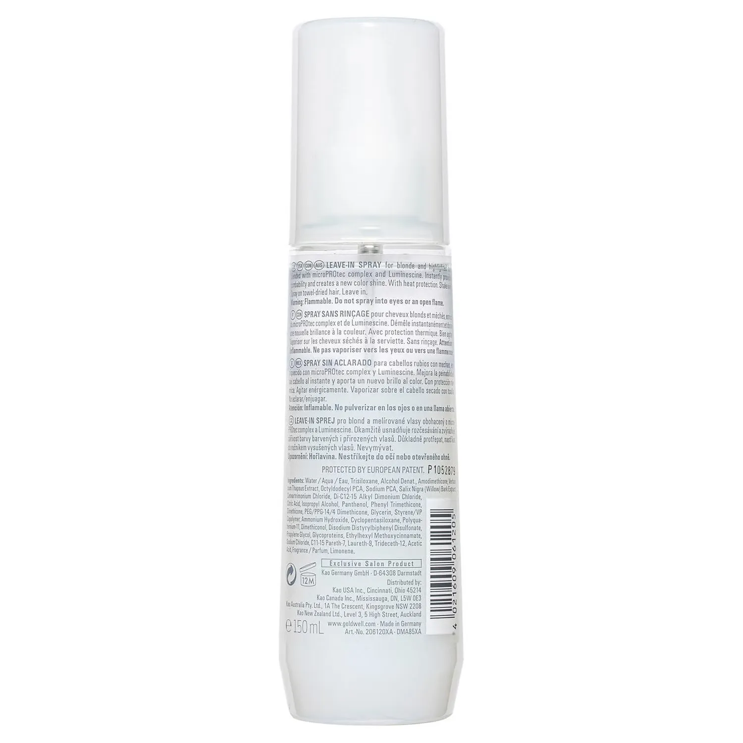 Dualsenses Blonde and Highlighter Сыворотка-спрей против желтого цвета 150 мл Goldwell — фото 2