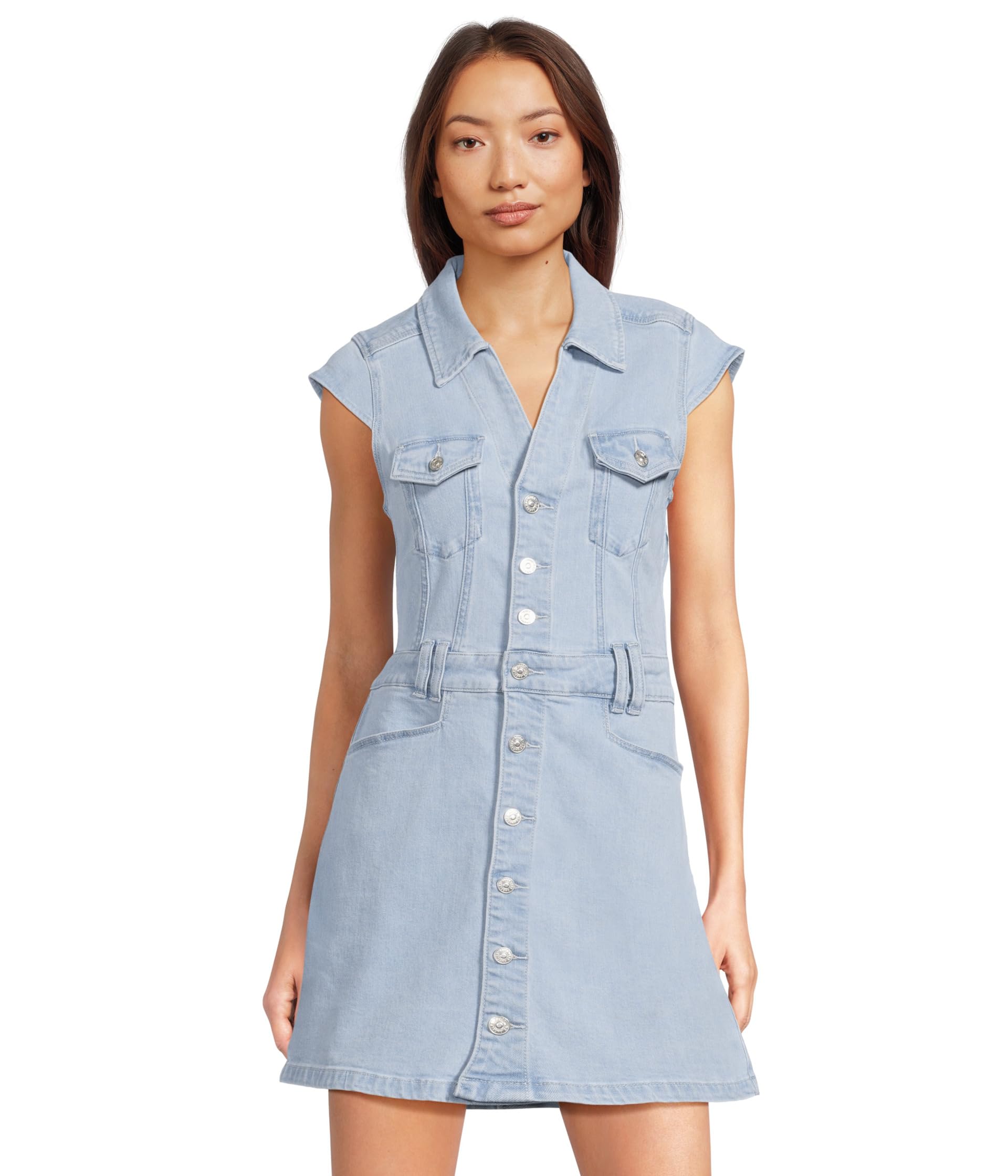 

Платье Paige Jaxsyn Denim Dress Jolene Pocket In Talya, Talya