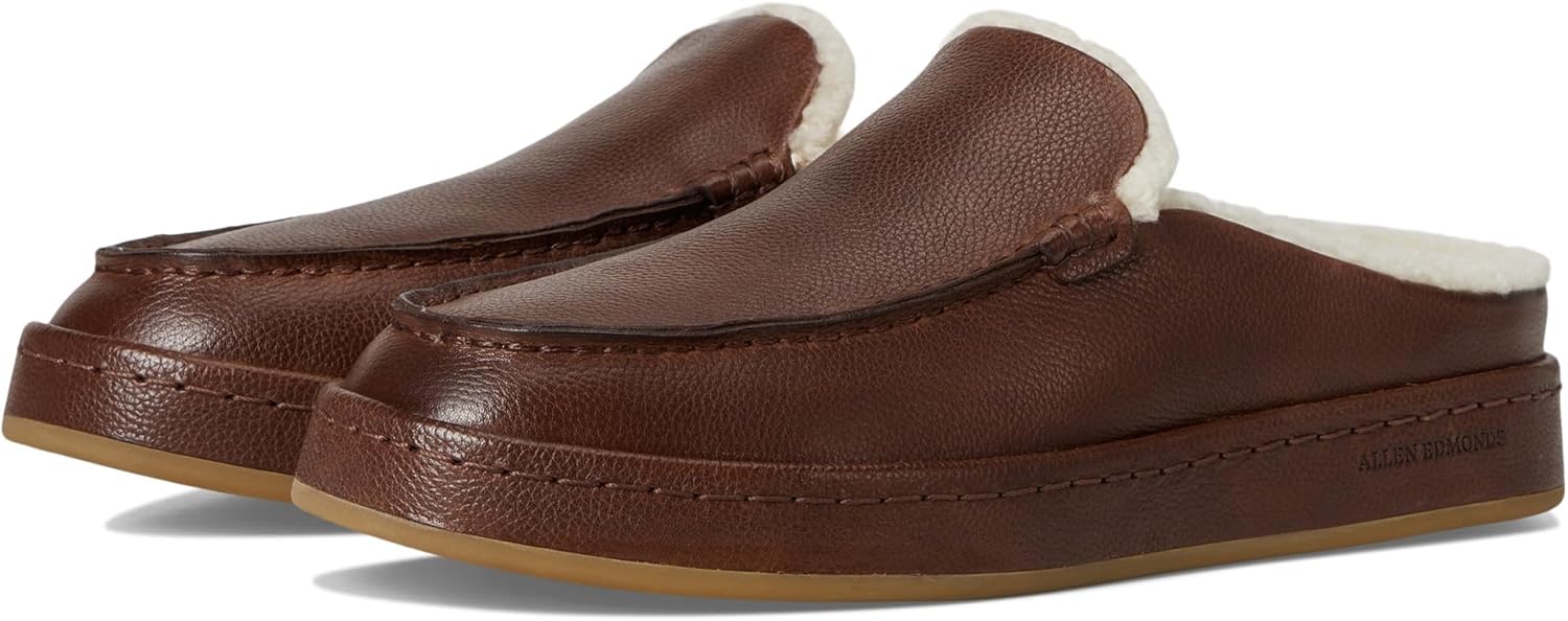 

Мужские утепленные тапочки Allen Edmonds Bowen, шоколадный