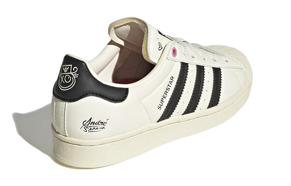 Кроссовки andr saraiva x superstar Adidas, белый — фото 4