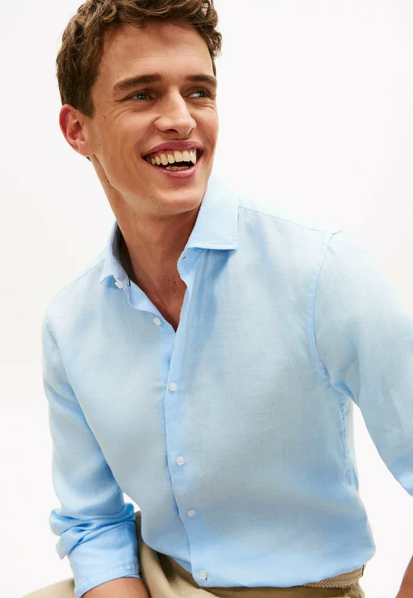 Рубашка в стиле «стайл кэжуал» Tommy Hilfiger, Sky Blue — фото 4