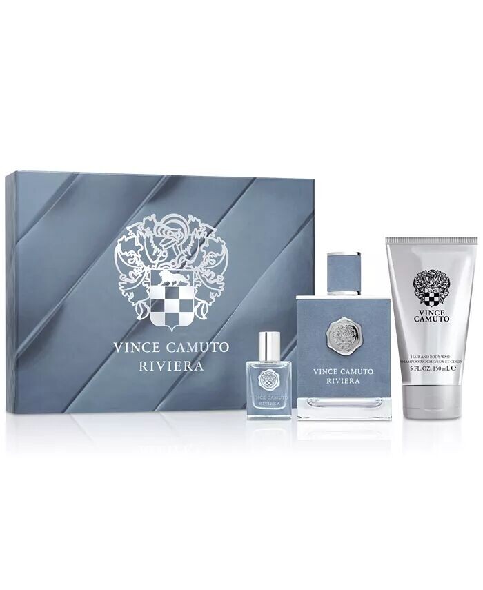 

Мужские 3 шт. Подарочный набор туалетной воды Riviera Vince Camuto