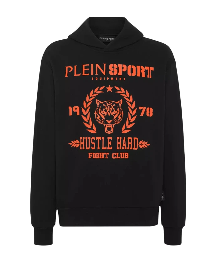 

Худи с графическим принтом Plein Sport, черный