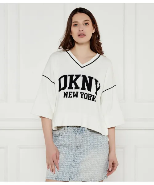 

Свитер Relaxed fit Dkny, белый