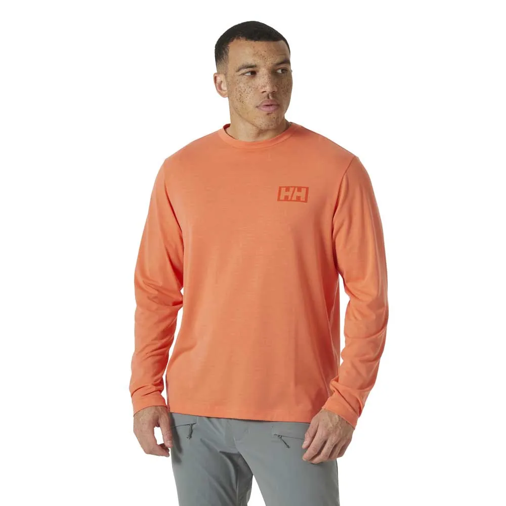 

Лонгслив Helly Hansen Skog Graphic Tee, оранжевый