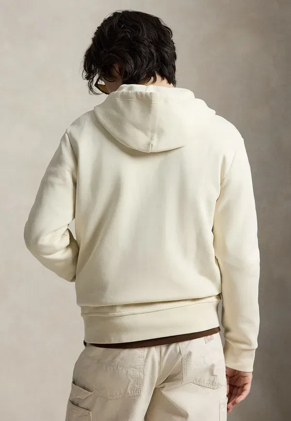 Толстовка на молнии Double Knit Full Zip, Polo Ralph Lauren, кремовый — фото 3