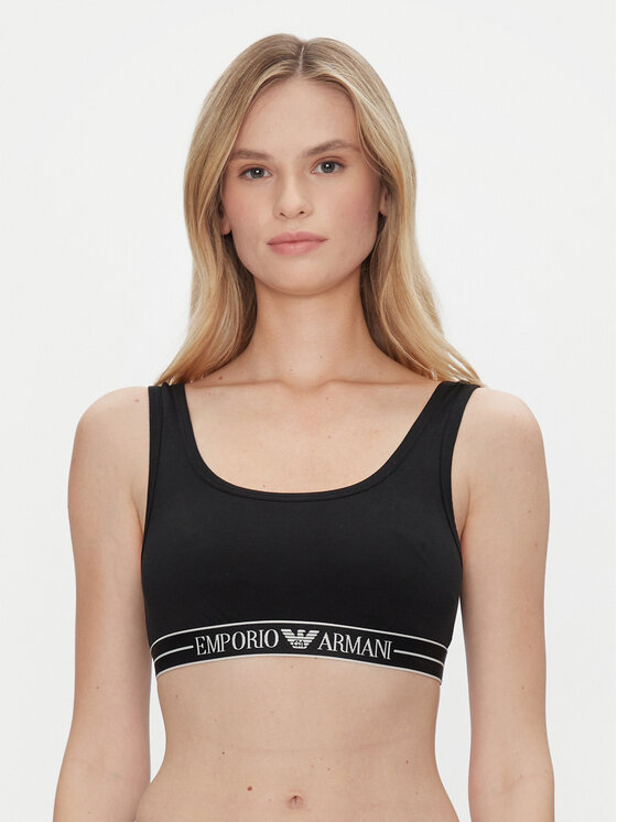 

Верхний бюстгальтер EW000420 AF10881 UC001 Emporio Armani Underwear, черный