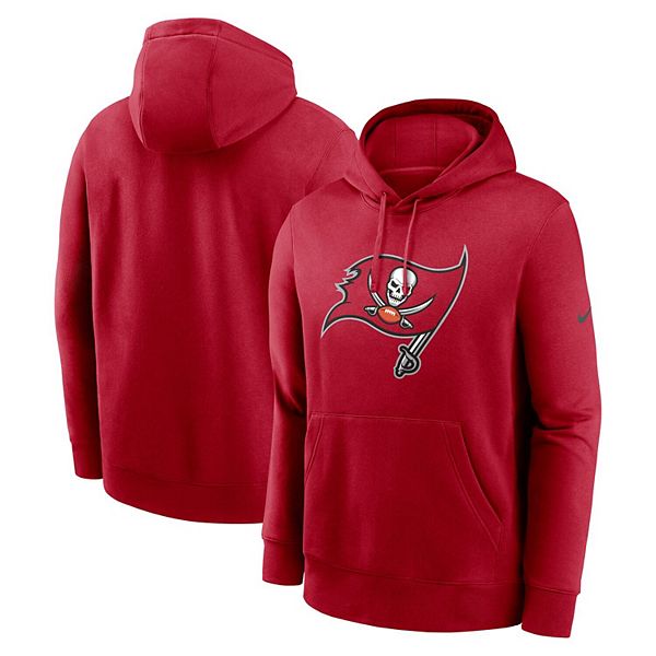 Мужская красная толстовка с логотипом Tampa Bay Buccaneers Nike