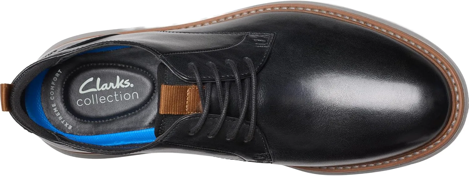 Мужские туфли Oxford Clarks Brantin, черный — фото 2