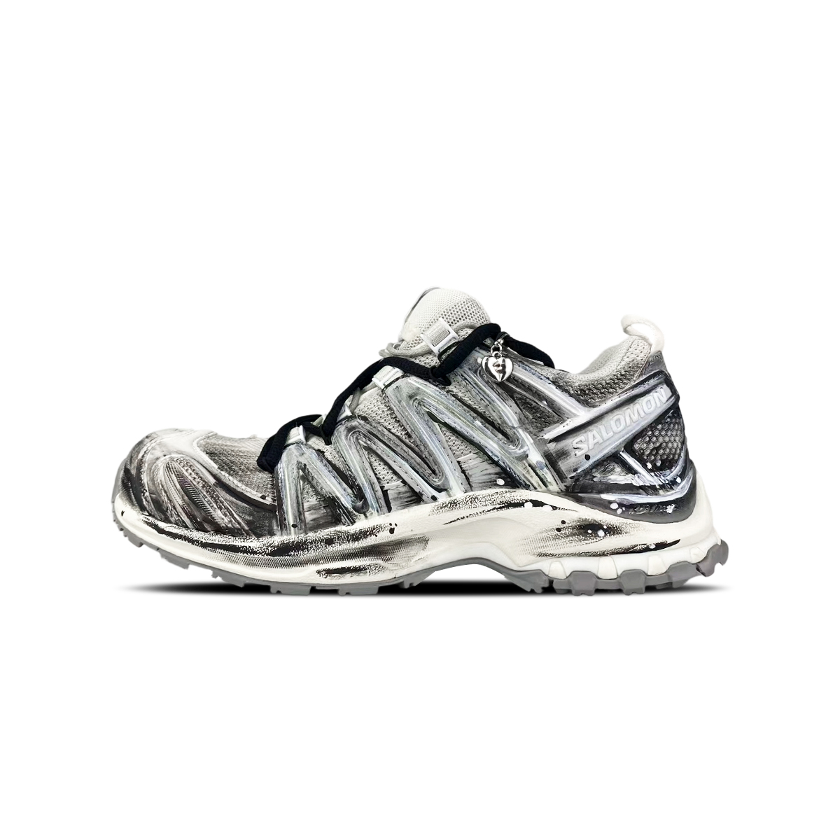 SALOMON Кроссовки XA PRO 3D Cushioning Coverage Support Abrasion Resistant Lightweight Low top Outdoor Unisex Black White — фото 3