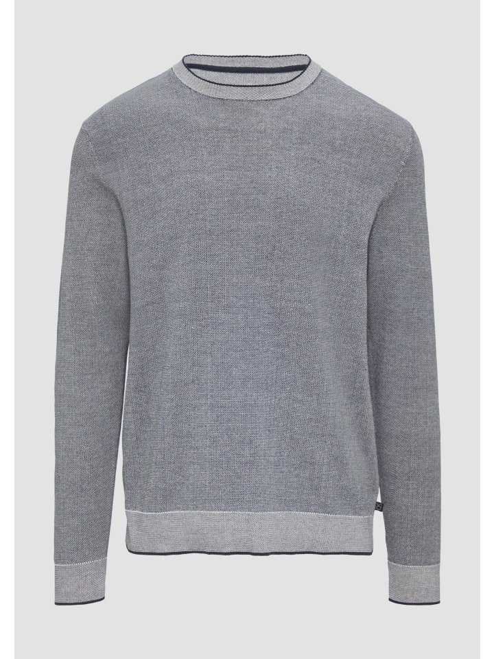 

QS Вязаный свитер 57W0_темно-синего цвета