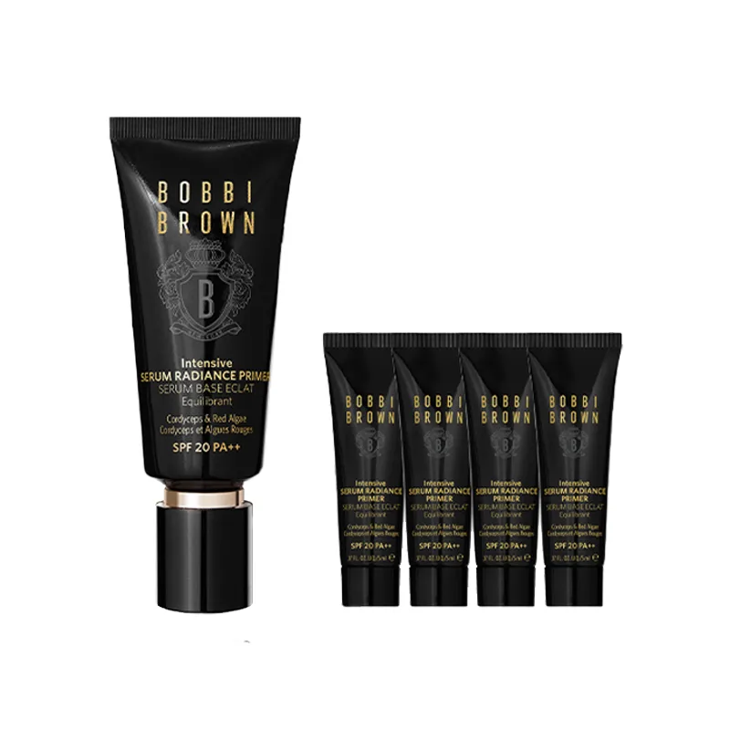 BOBBI BROWN Набор из пяти средств для макияжа с увлажняющим праймером и солнцезащитой, Five-Piece Set