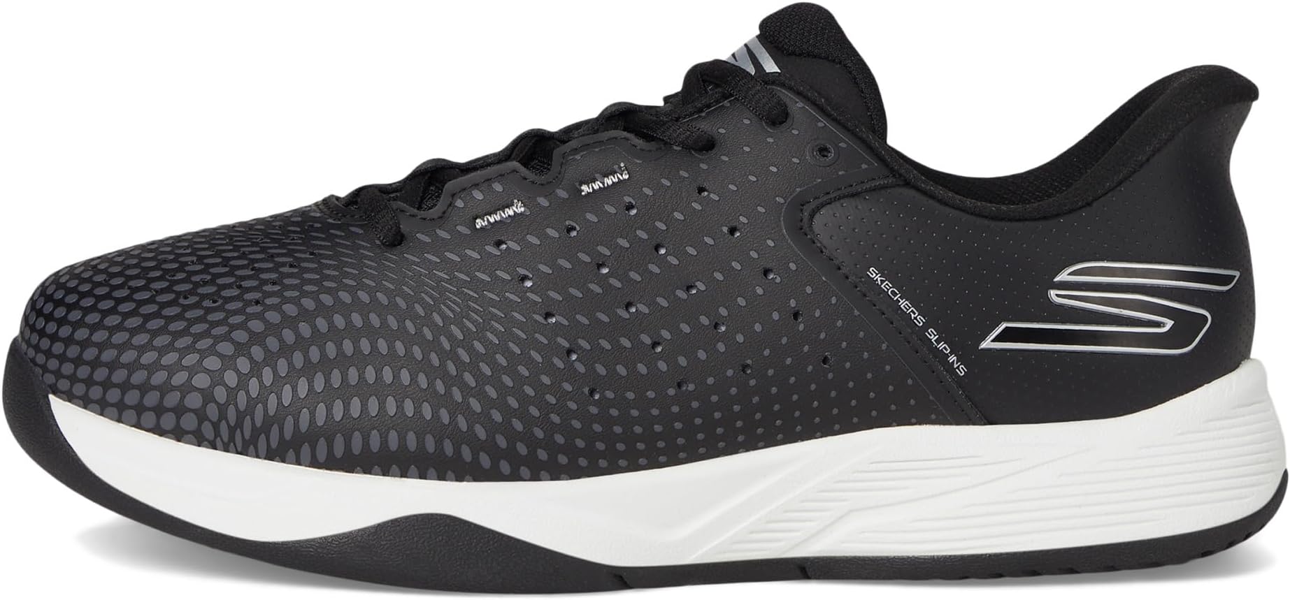 Кроссовки SKECHERS Skechers Pickleball Slip-ins Relaxed Fit: Viper Court Reload, черный/белый — фото 4