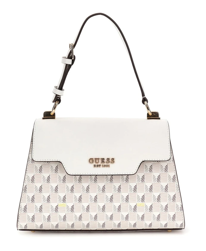 

Сумка через плечо Hallie с клапаном Guess, бежевый
