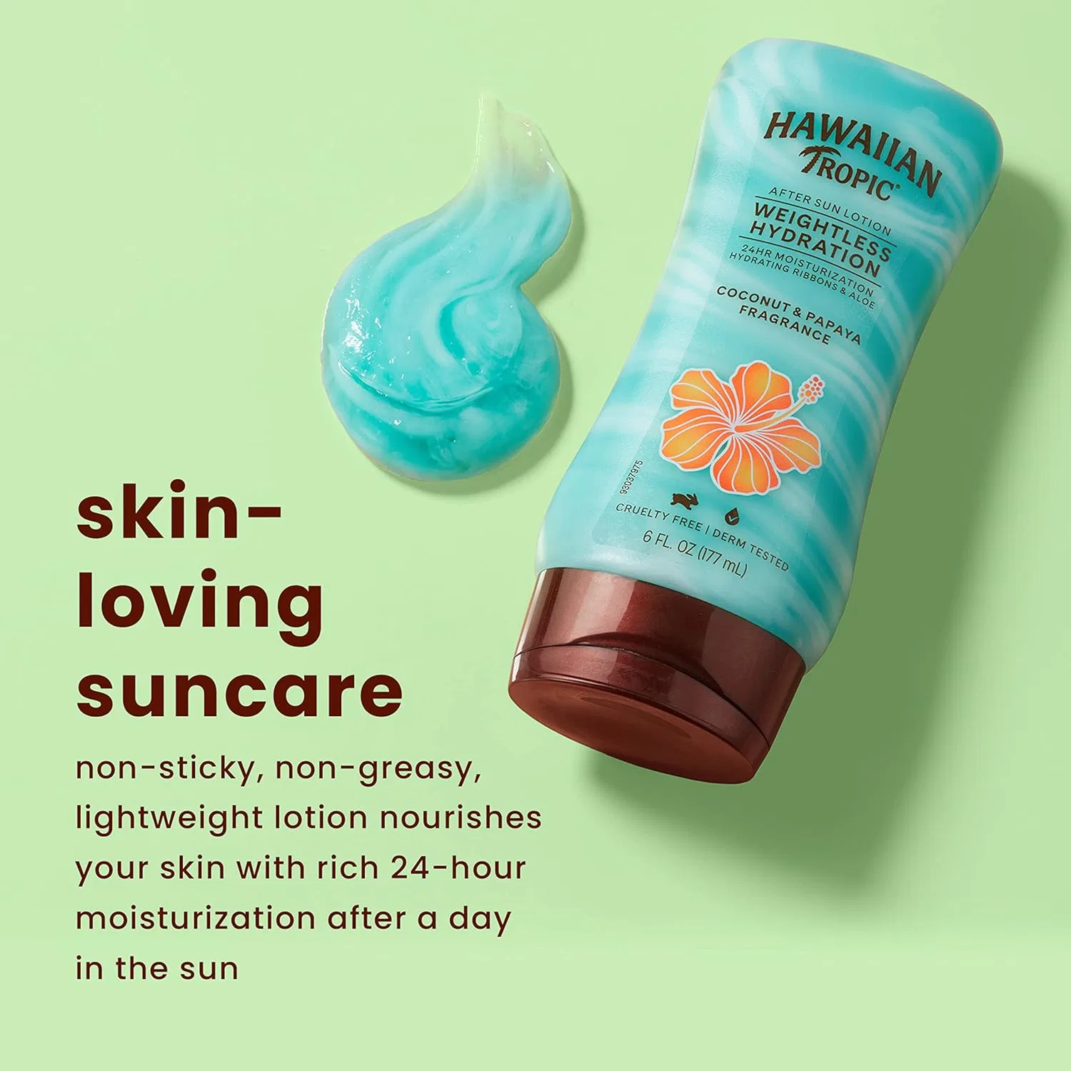 Увлажняющий гель-лосьон после загара Hawaiian Tropic Silk Hydration Weightless с алоэ 177 мл Hawaiian Tropic — фото 4