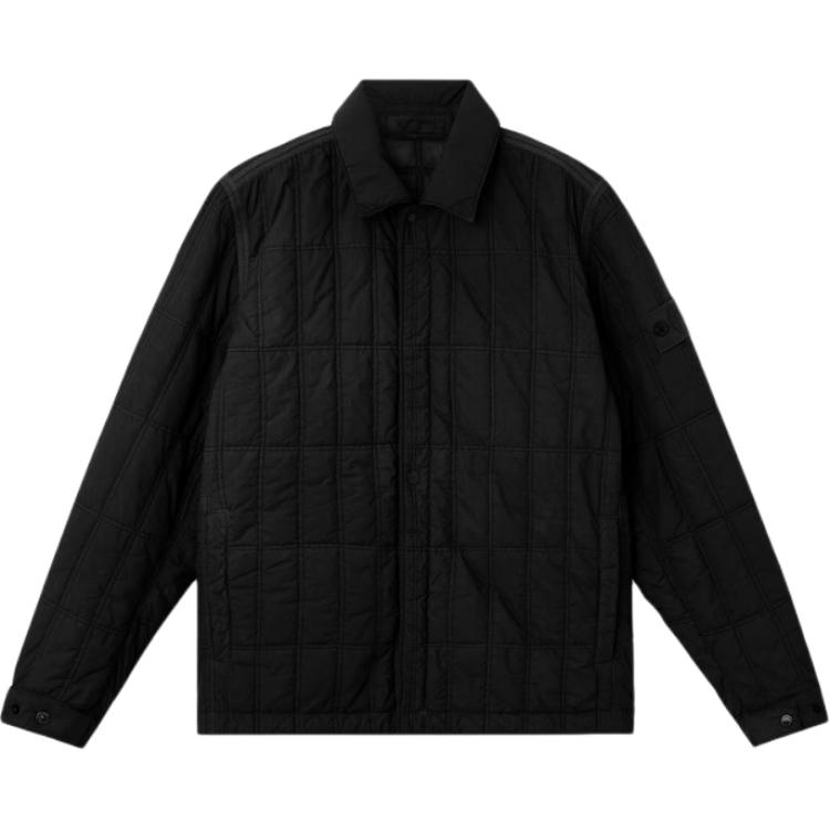 

Стеганая куртка с вставками STONE ISLAND, черный