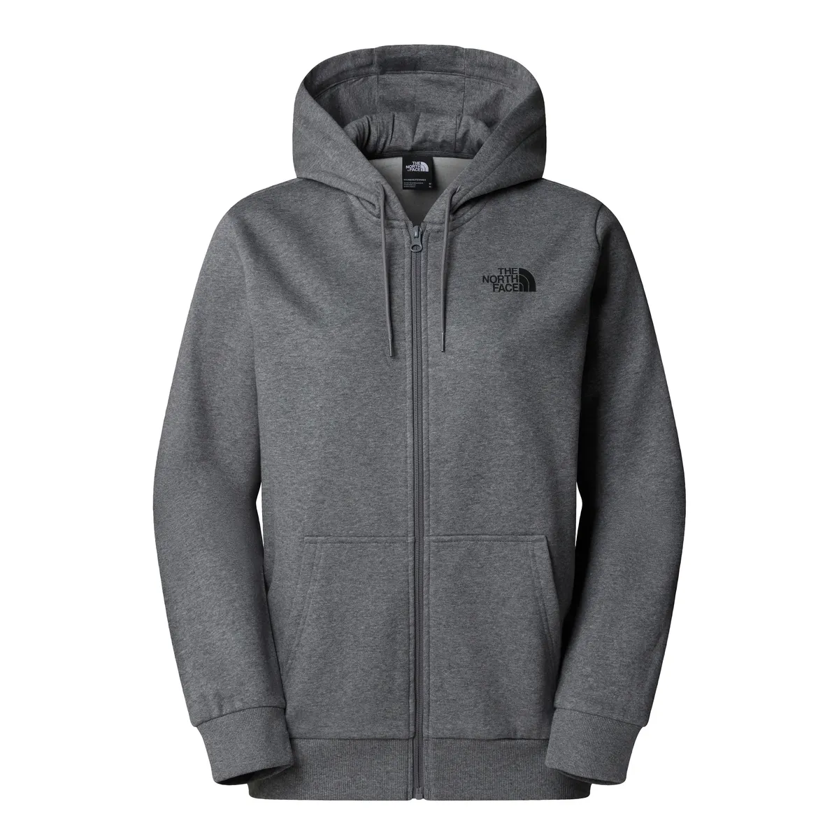 

Толстовка The North Face с капюшоном, серый