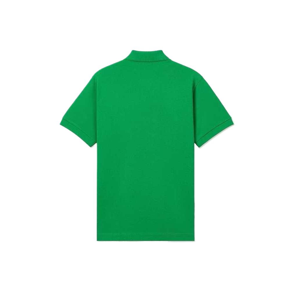 Поло с коротким рукавом и вышитым логотипом LACOSTE, темно-синий — фото 3
