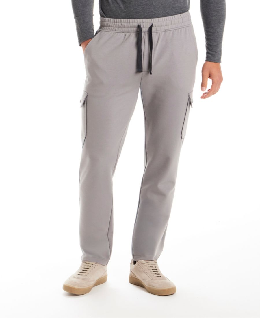 

Мужские трикотажные брюки-джоггеры из ткани дайвинг Vintage & Black, Gray