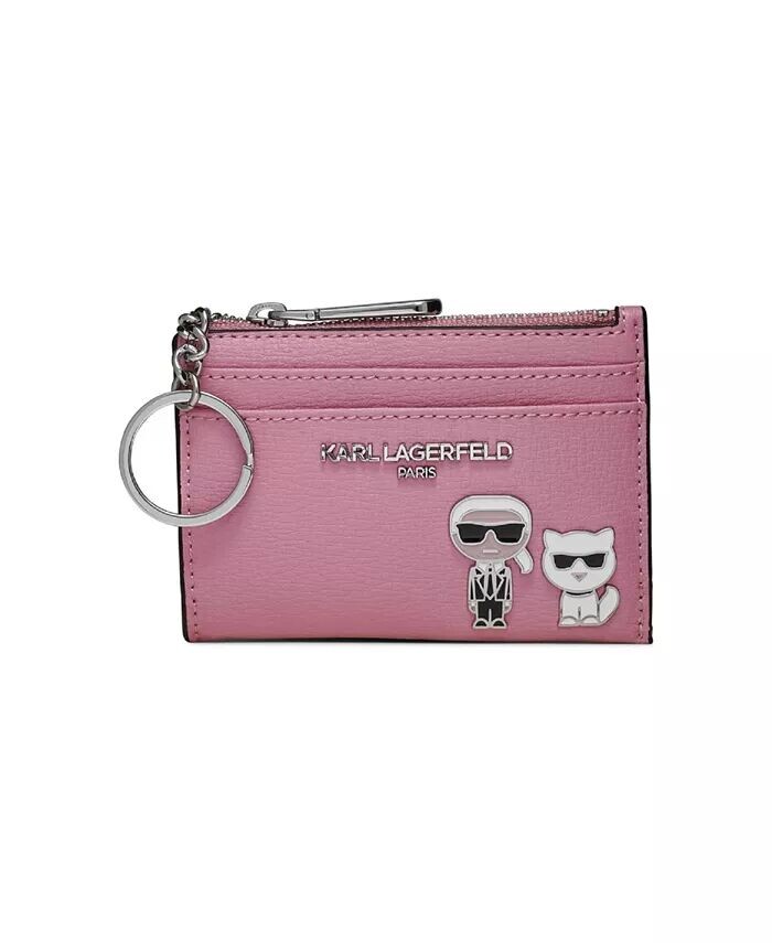 

Кожаный кошелек для карт Karl Lagerfeld Paris, белый