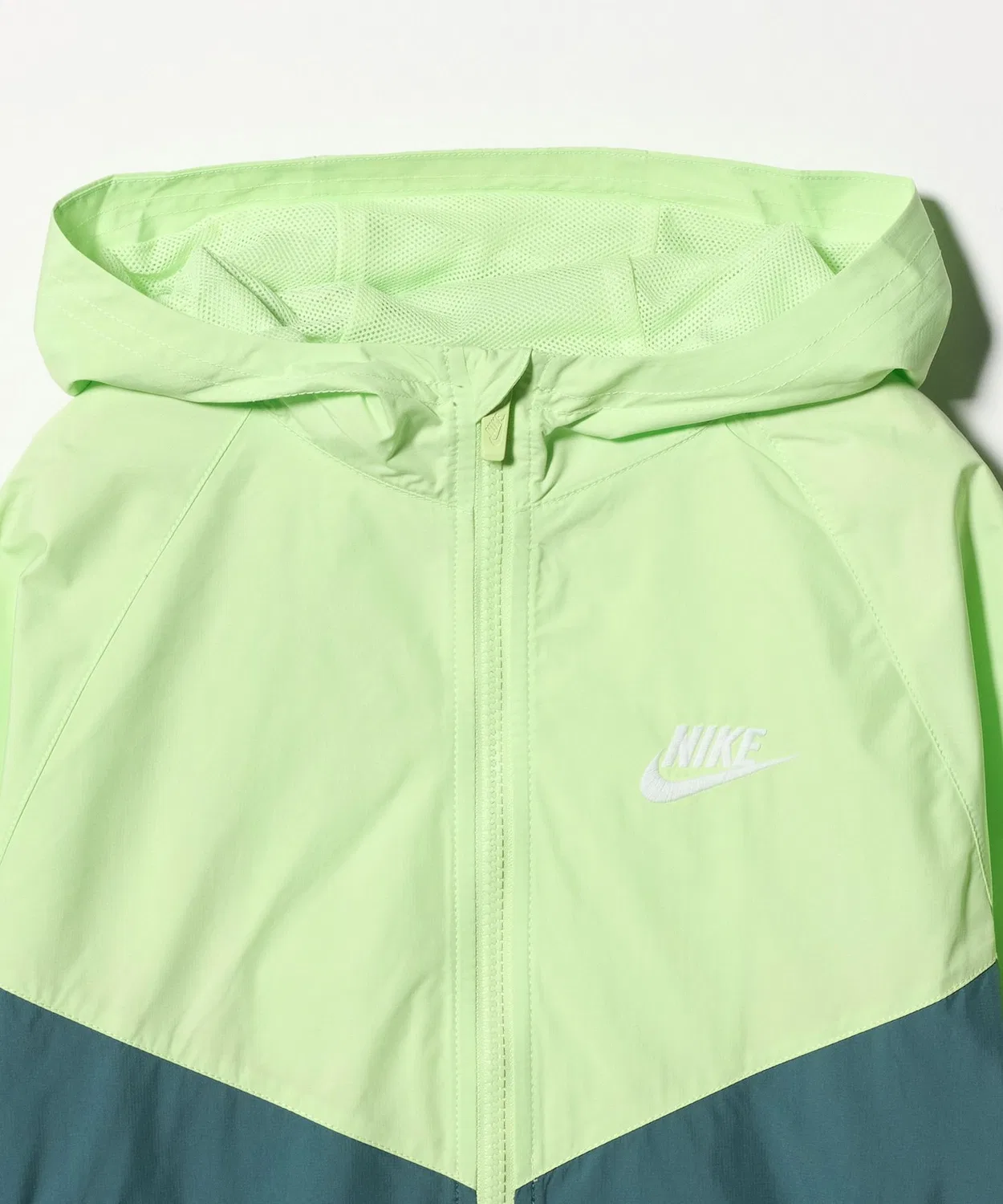 Куртка Nike Windrunner детская, лайм — фото 2