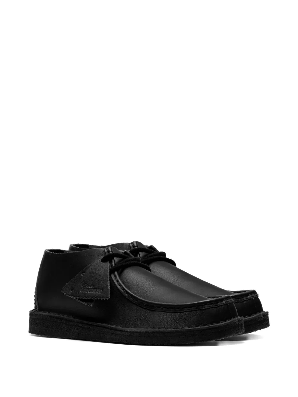 Кожаные пустынные ботинки на шнуровке Nomad Clarks Originals, черный — фото 2