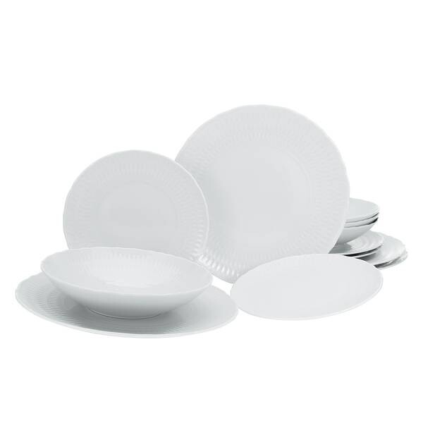 

Набор тарелок sofia (12 шт.) Creatable, белый