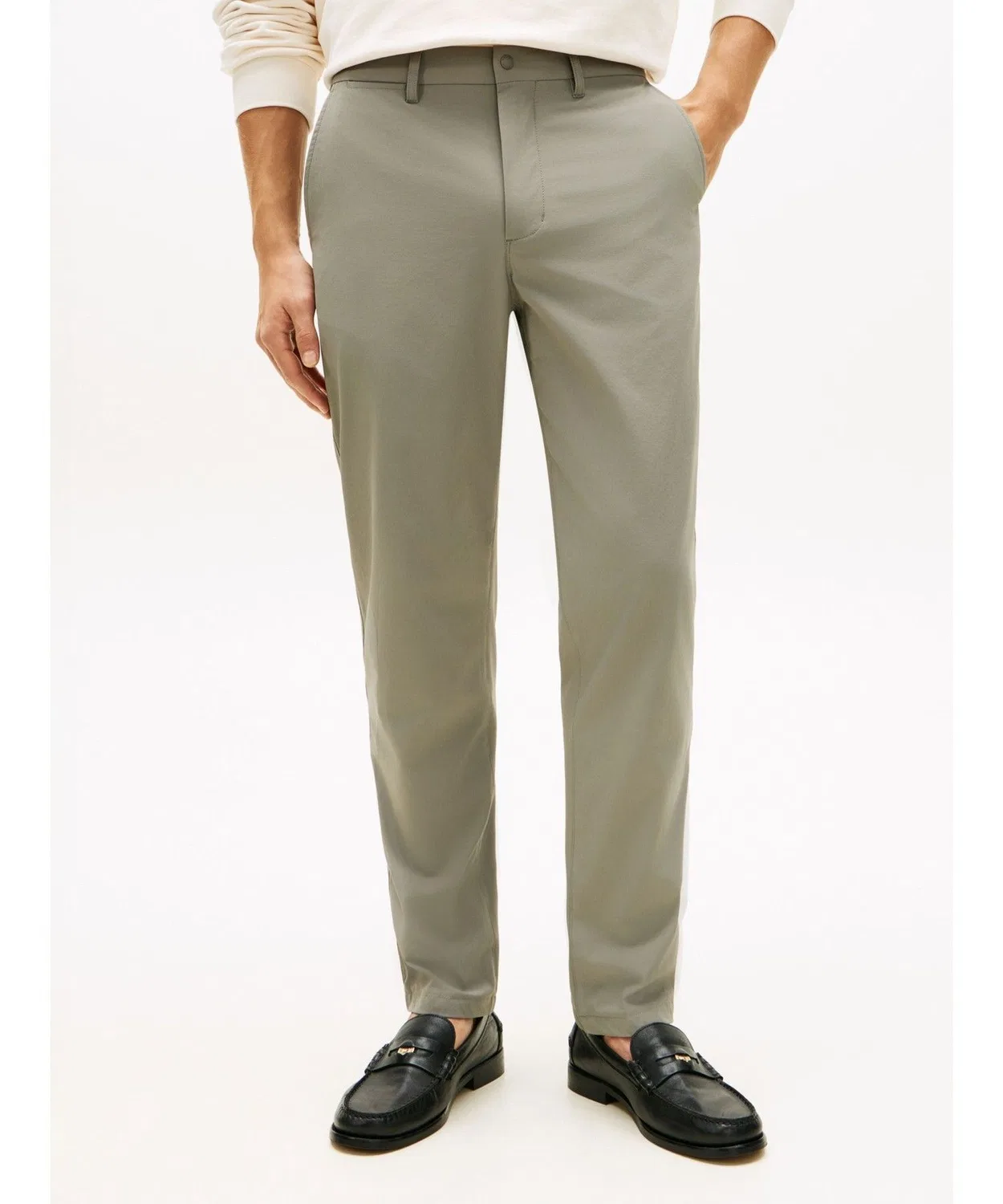 Чиносы COOL TOUCH TECH DENTON CHINO Tommy Hilfiger серые