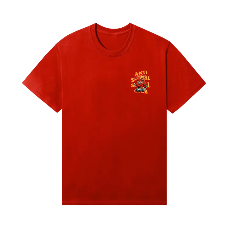 

Футболка Anti Social Social Club No Sympathy 'Red', красный