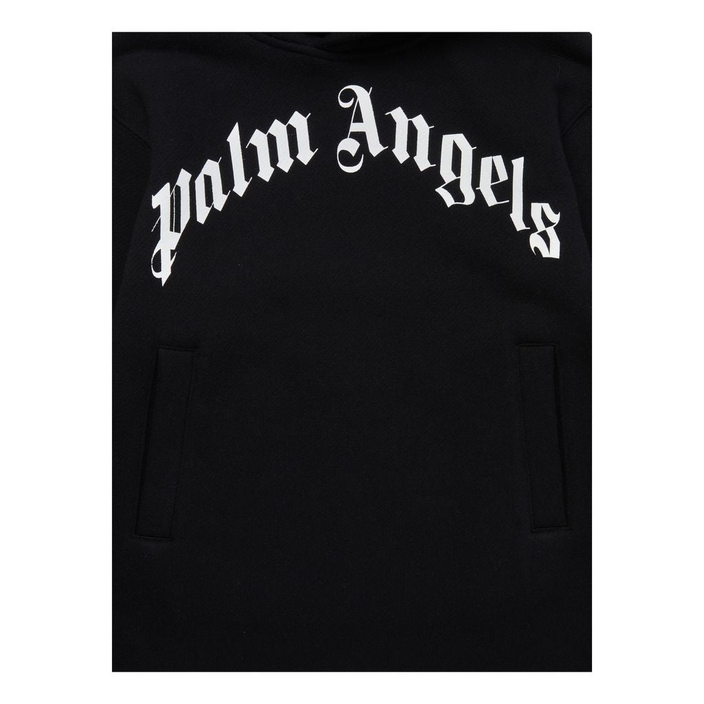 

Черный худи с логотипом Palm Angels, черный