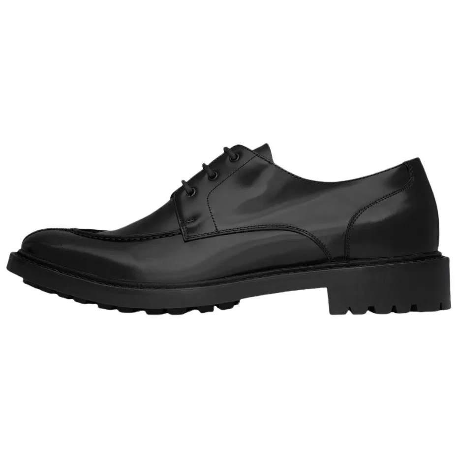 Дерби шнурованные Lino SAINT LAURENT черные