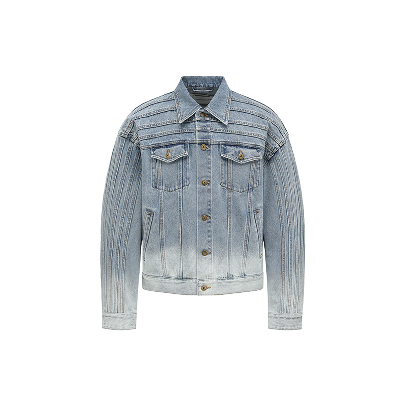 

Джинсовая куртка на пуговицах Feng Chen Wang, синий