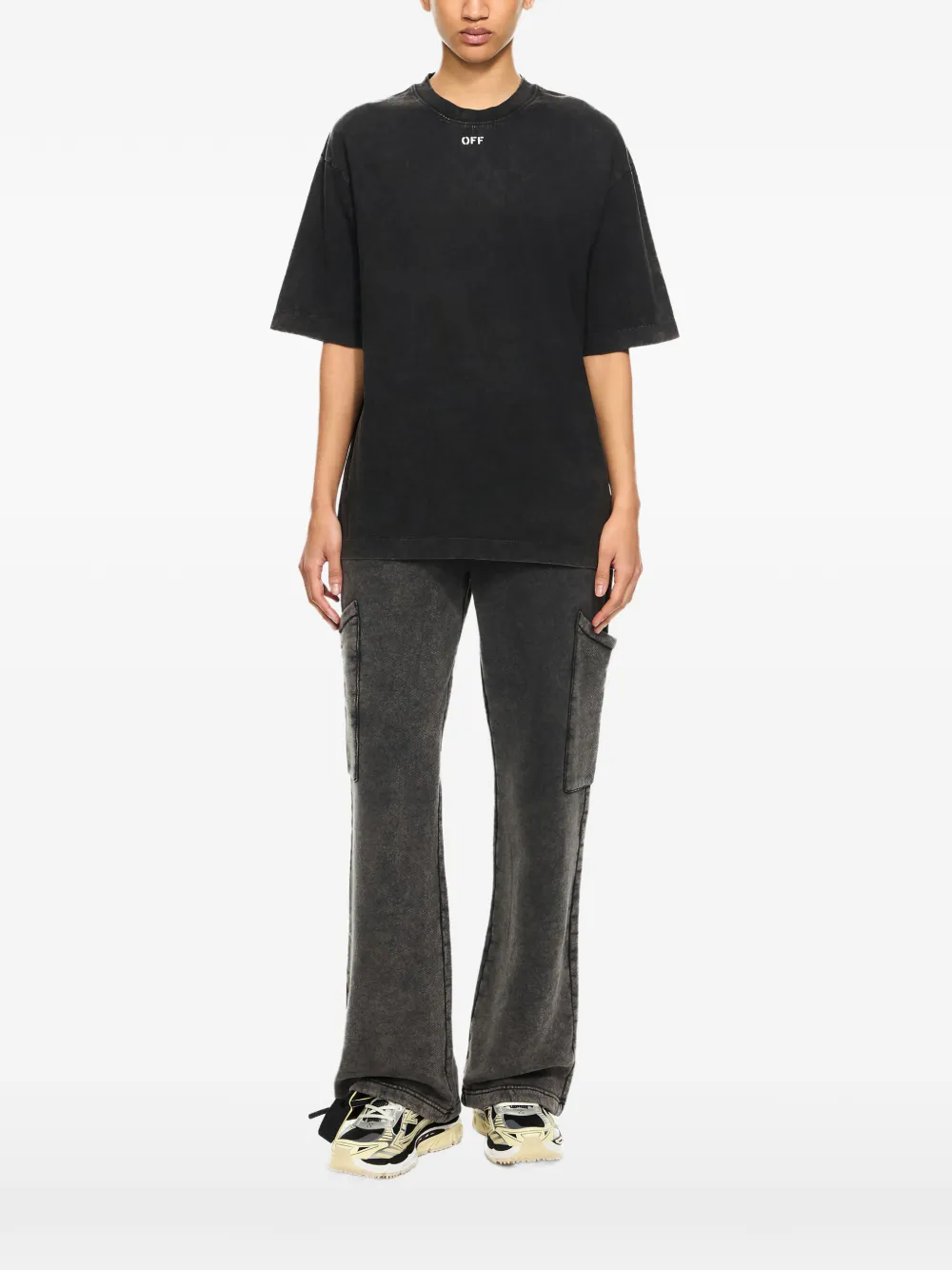 

Футболка с принтом "Конфетти и стрелы" Off-White, черный