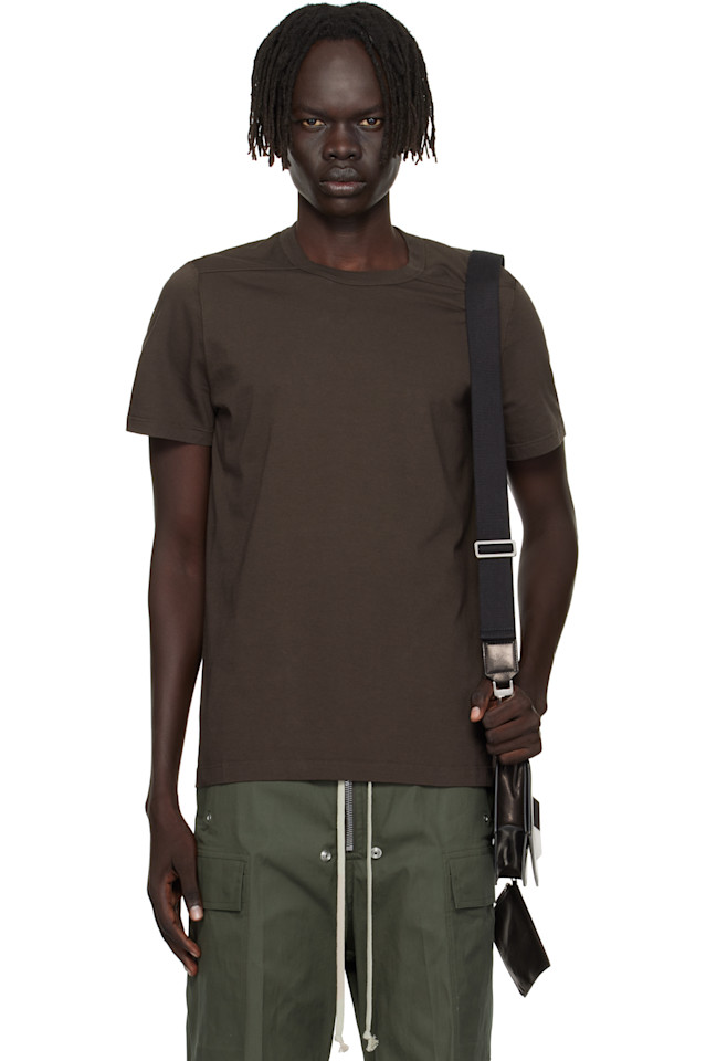 

Rick Owens Серая футболка с коротким рукавом "Конкордианс"