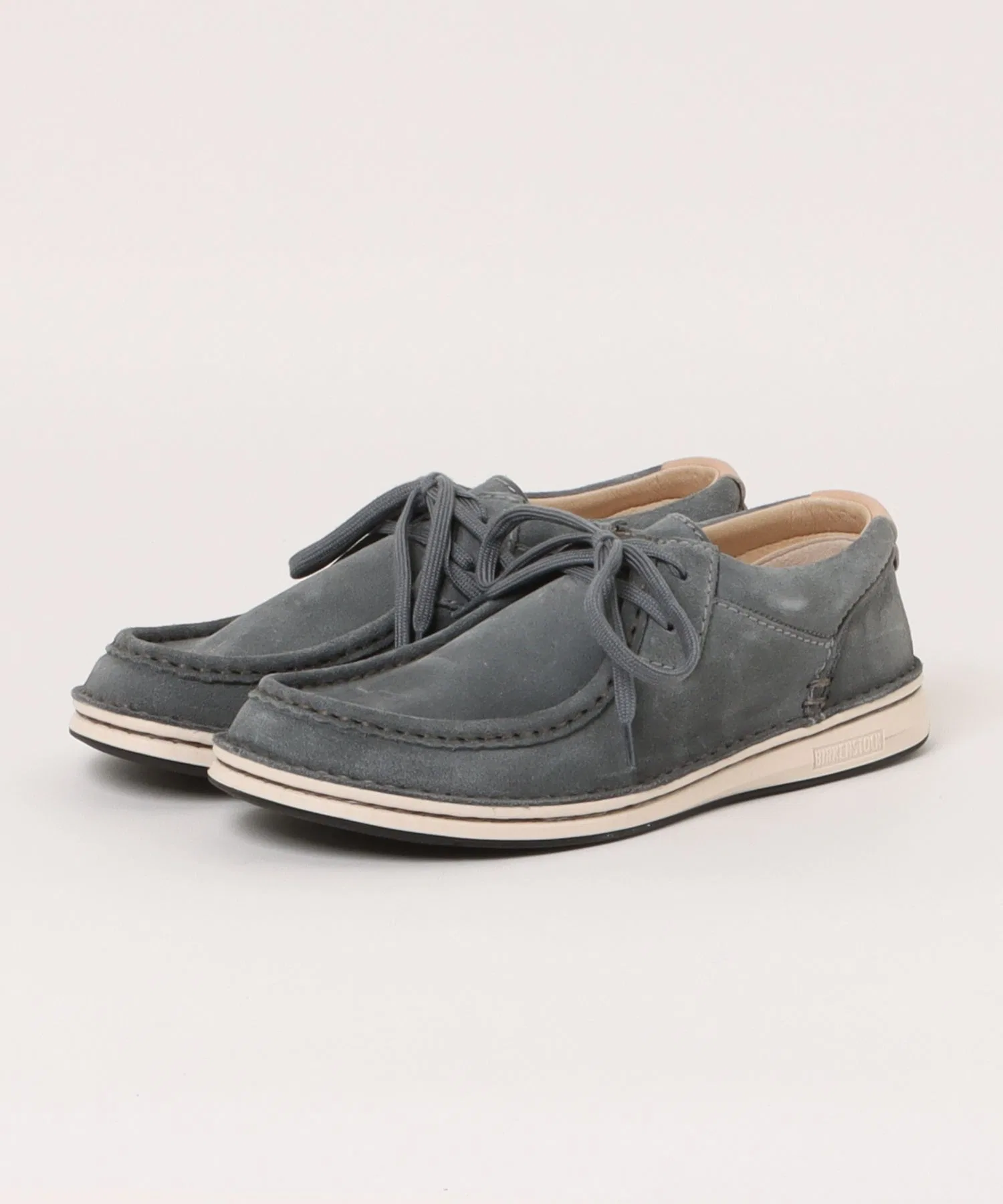 Мужские замшевые кроссовки Birkenstock Pasadena серые