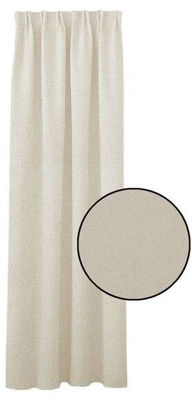 

Штора HOOMstylen Verdunkelnd mit Kräuselband, 1x270x140 см, белый