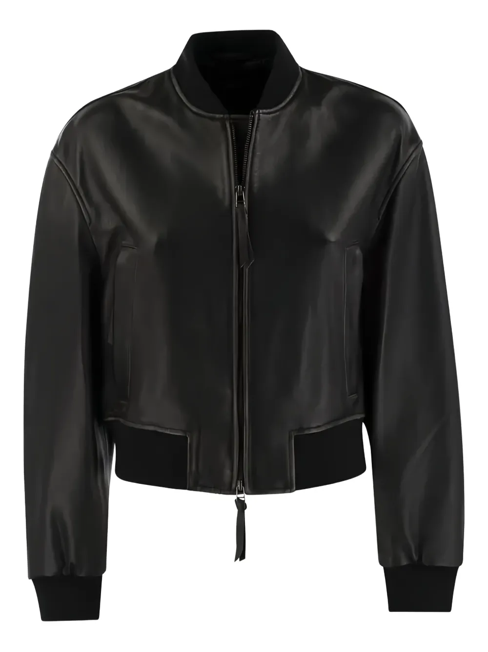 

Бомбер на молнии Weekend Max Mara, черный