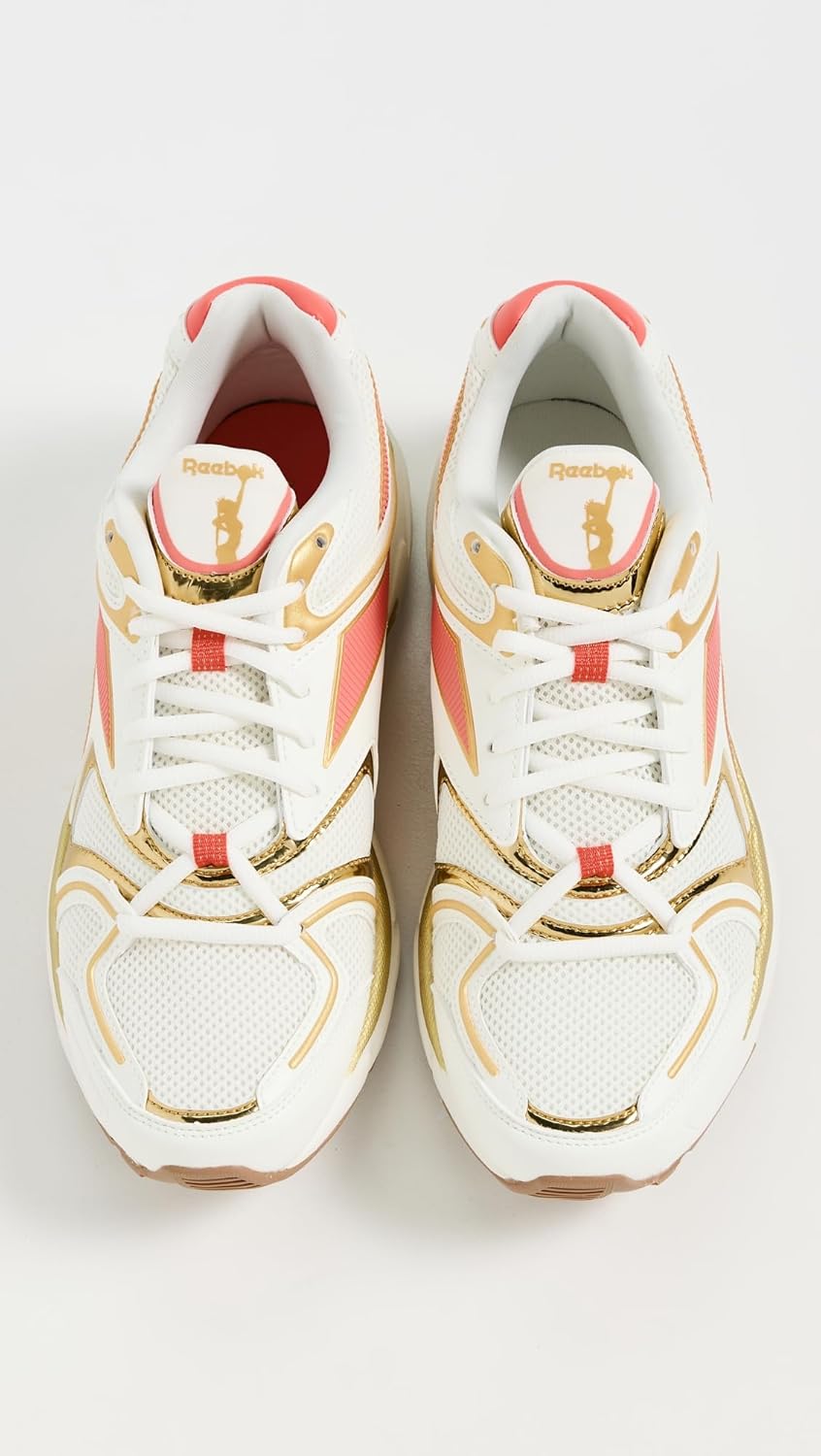 Кроссовки Reebok x Angel Reese Unisex Premier Road Plus, Chalk/Sunset Coral — фото 4