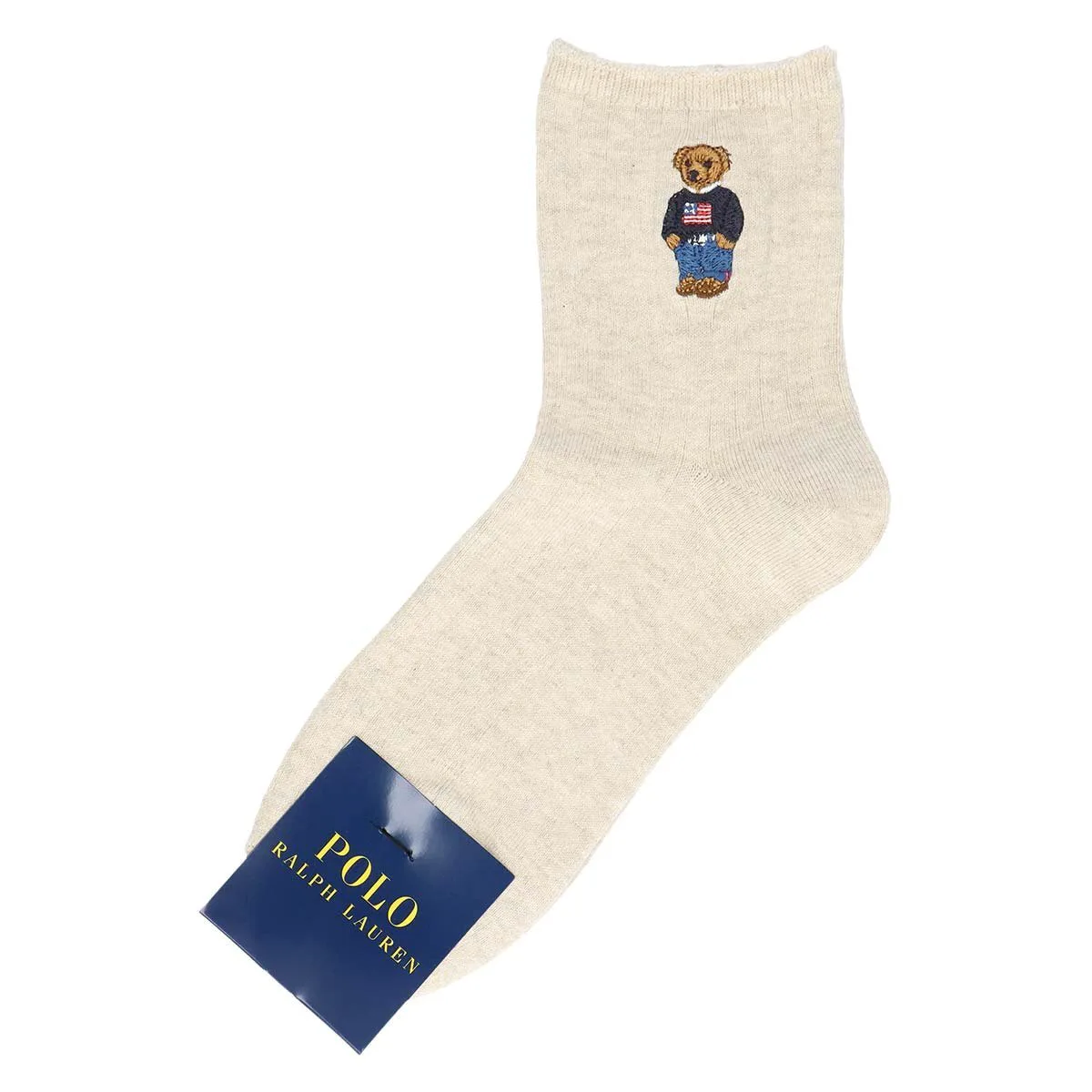 Носки Polo Ralph Lauren Polo Bear Crew из органического хлопка. Polo Ralph Lauren, 21. Beige