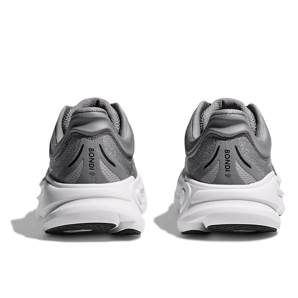 Беговые кроссовки Hoka Bondi 9 Wide (мужские), Galactic Grey/Stellar Grey — фото 2