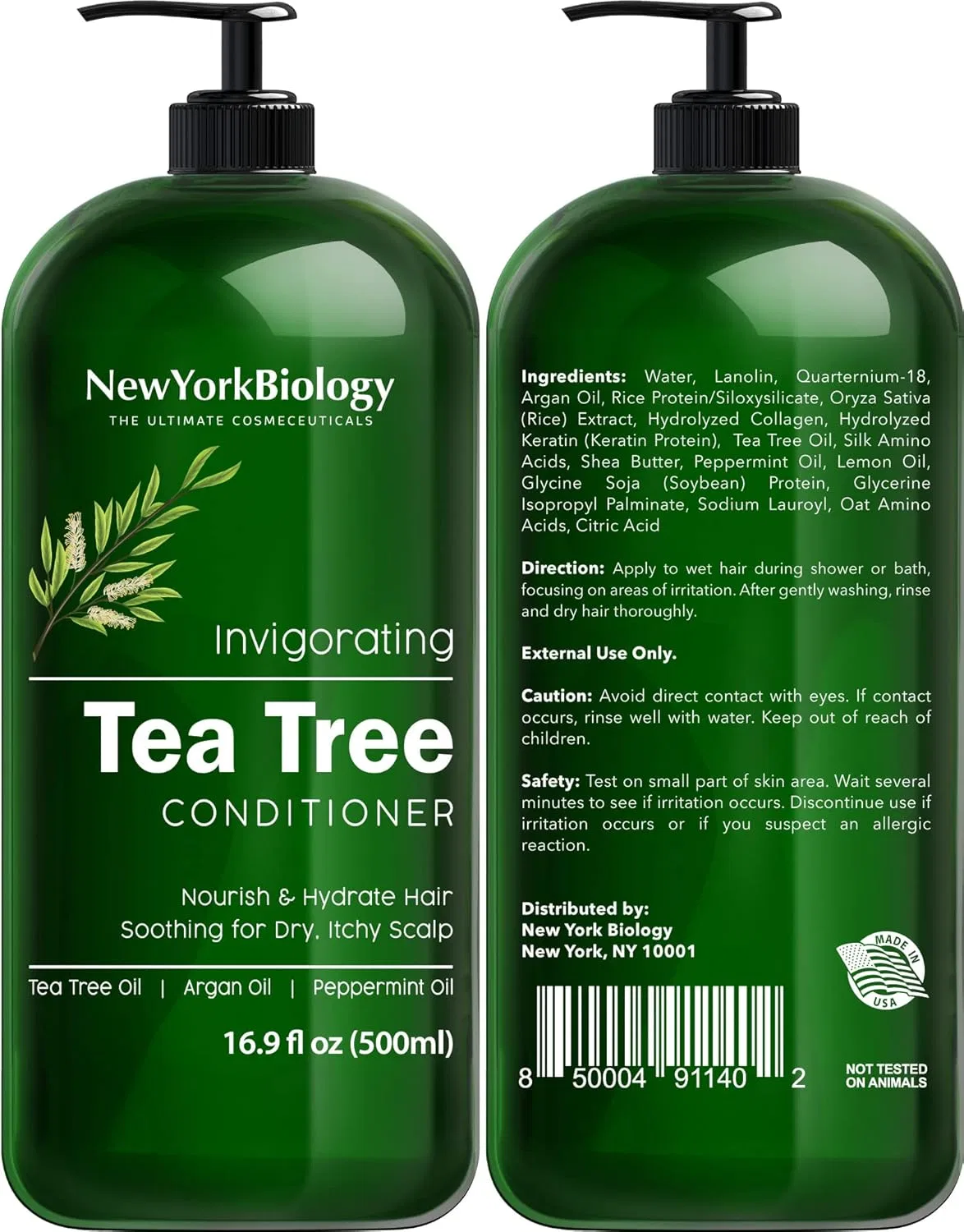 Набор шампунь и кондиционер с маслом чайного дерева от New York Biology New York Biology The Ultimate Cosmeceuticals — фото 3
