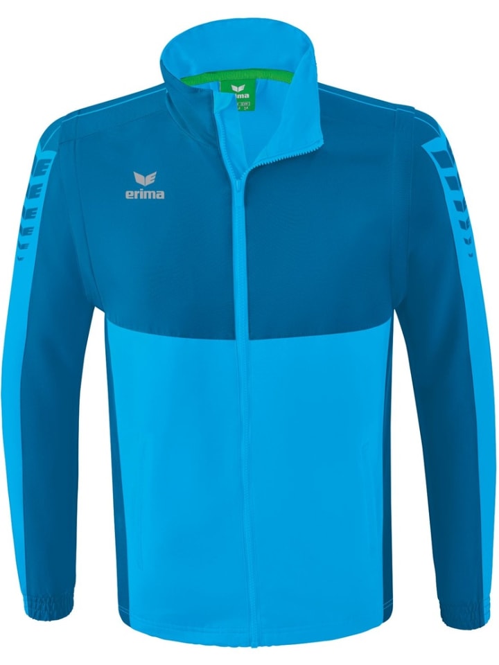 

Спортивная куртка Six Wings Jacke Mit Abnehmbaren Ärmeln erima, синий
